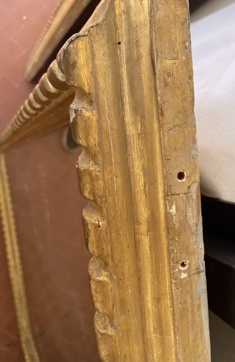 Quattro specchiere in legno dorato XIXsecolo-photo-4