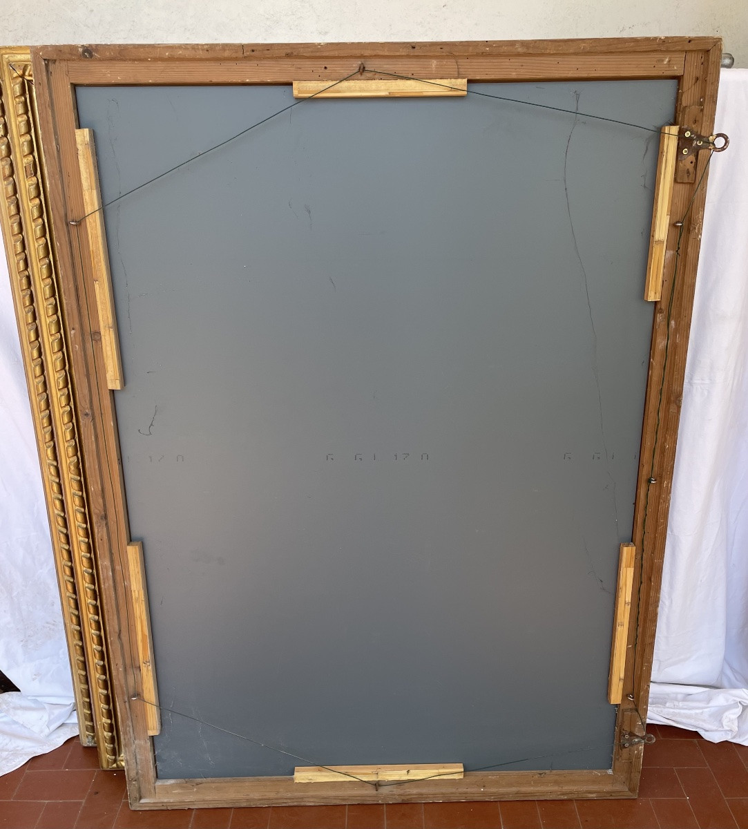 Quattro specchiere in legno dorato XIXsecolo-photo-5
