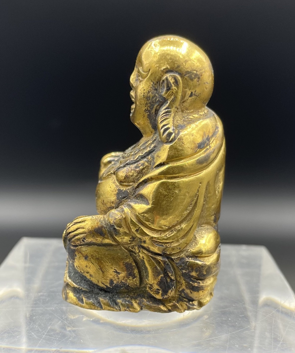 Piccolo bronzo dorato Cina XIXsecolo-photo-2