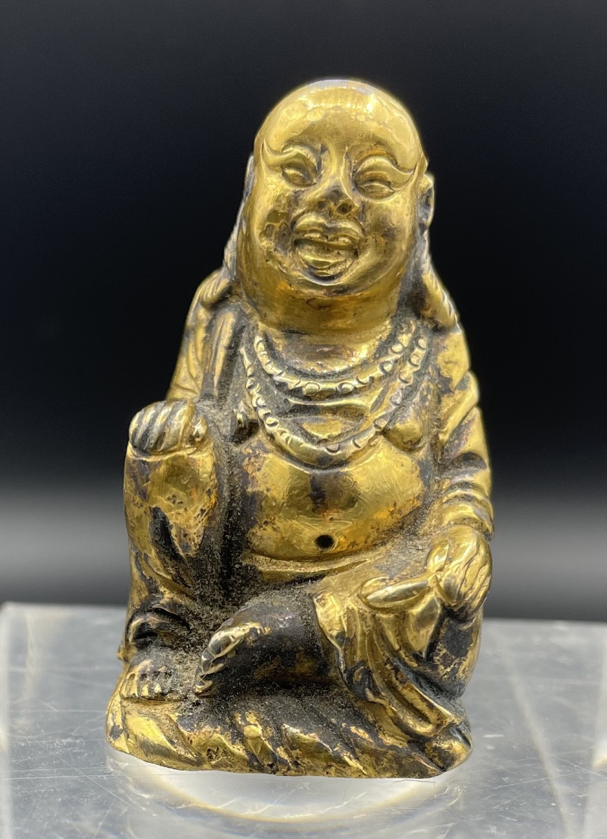 Piccolo bronzo dorato Cina XIXsecolo