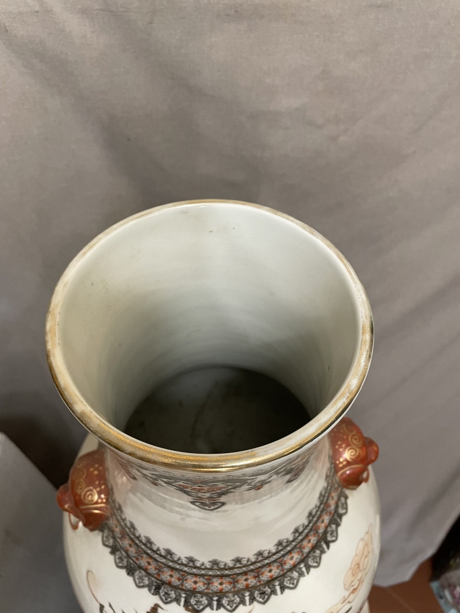 Grande vaso Cinese in porcellana XXsecolo-photo-2