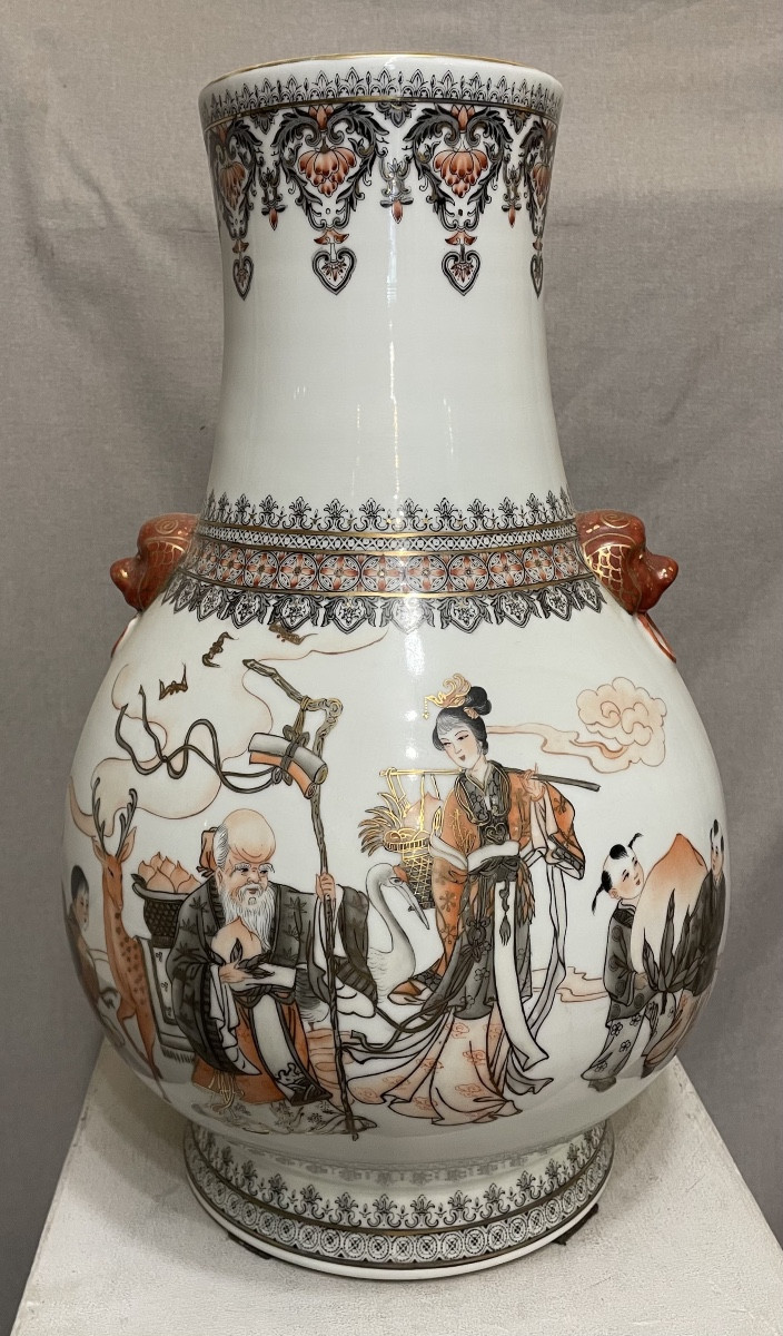 Grande vaso Cinese in porcellana XXsecolo
