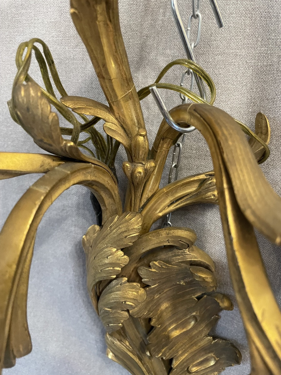 Coppia di appliqués in bronzo dorato XIXsecolo-photo-3