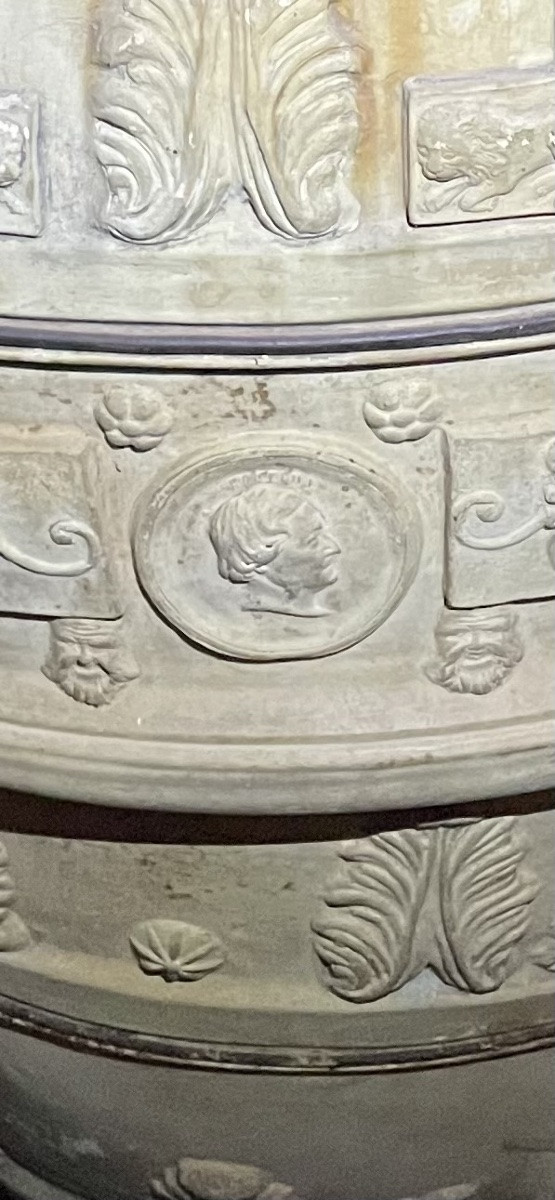 Grande e raro orcio da olio  in terra cotta XIXsecolo-photo-3
