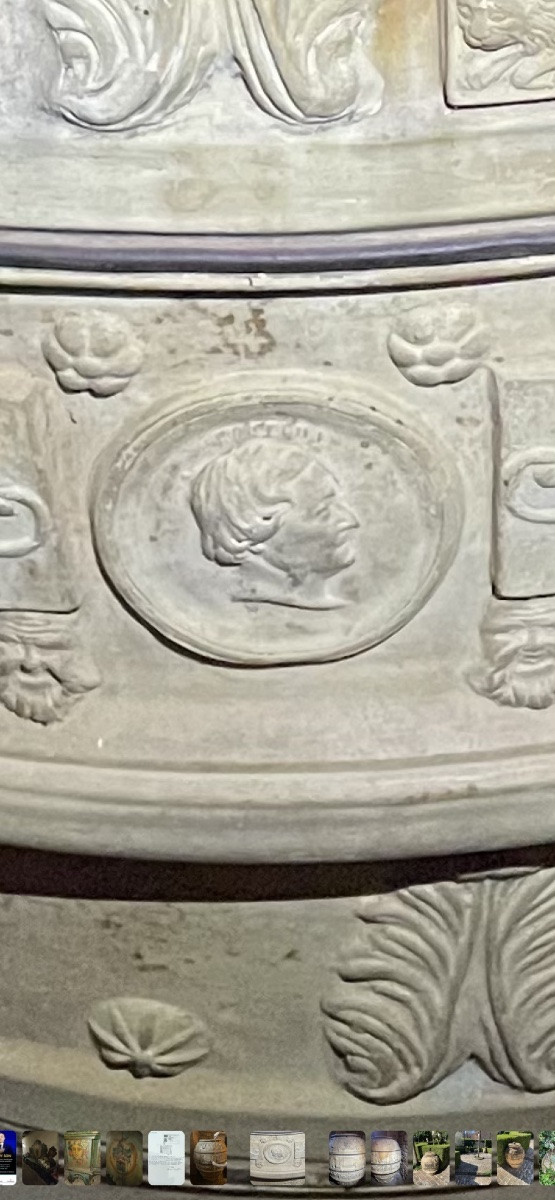 Grande e raro orcio da olio  in terra cotta XIXsecolo-photo-3