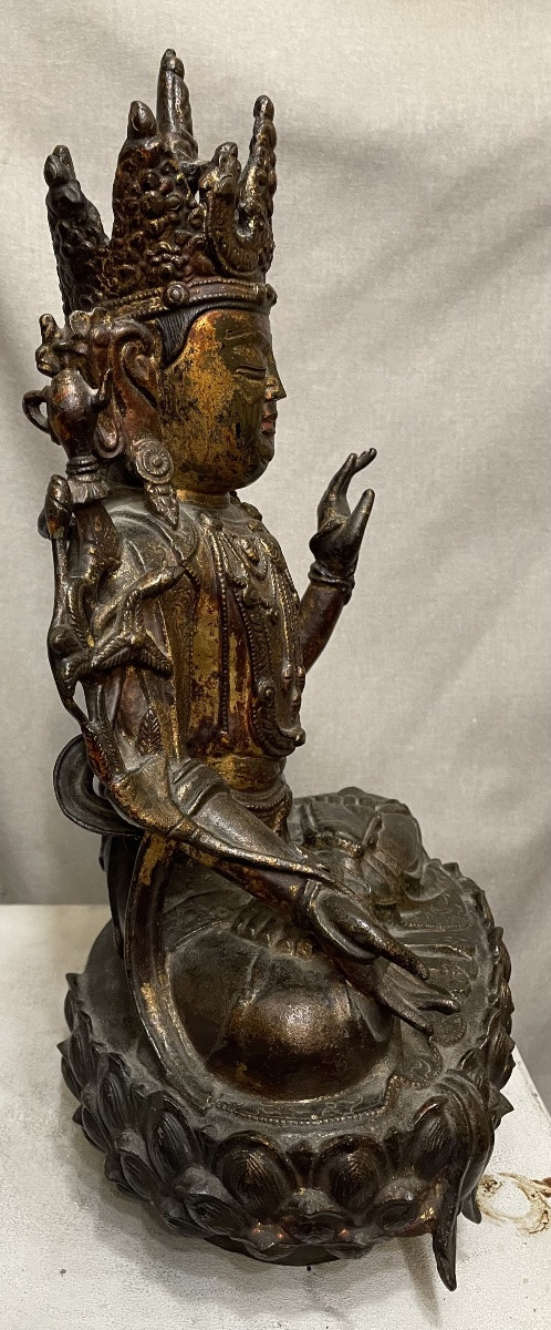 Grande bronzo Cinese  XVII/XVIIIsecolo-photo-2