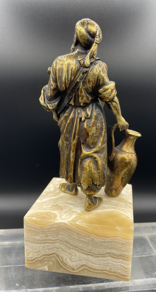 Venditore d’acqua arabo in bronzo XIX/XXsecolo-photo-3