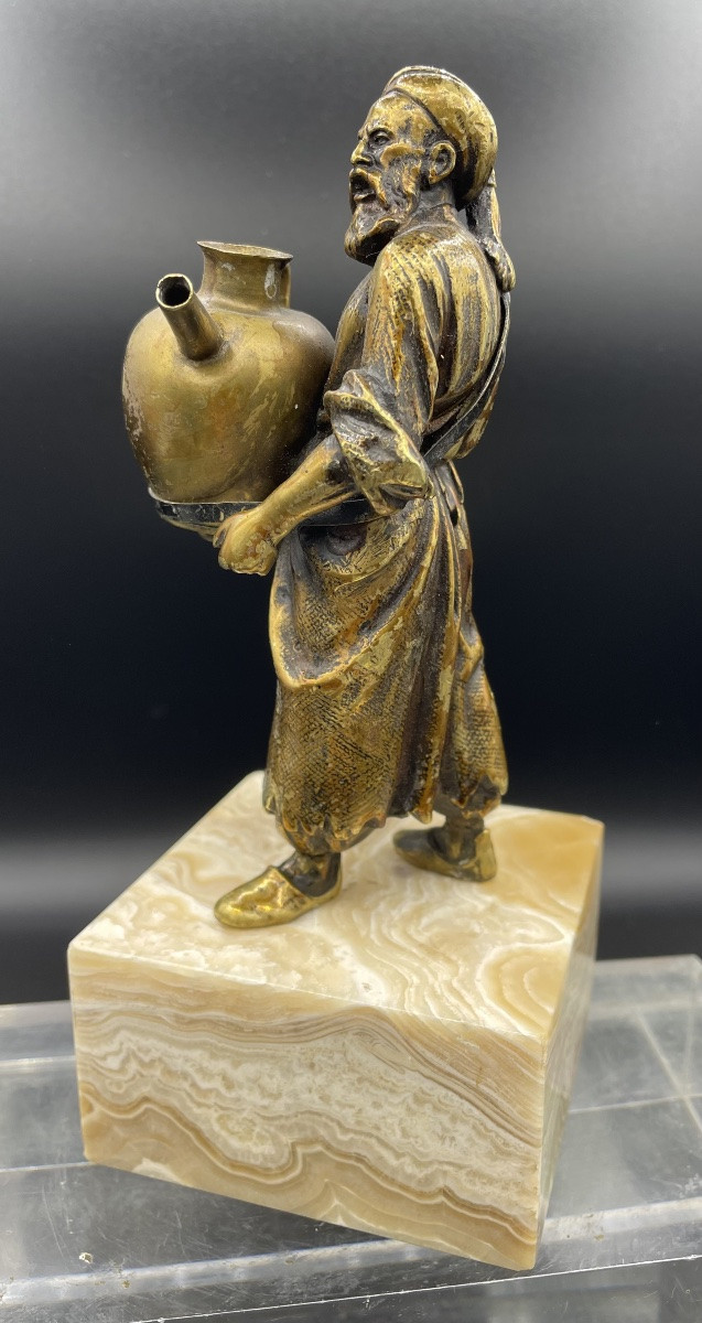 Venditore d’acqua arabo in bronzo XIX/XXsecolo-photo-4