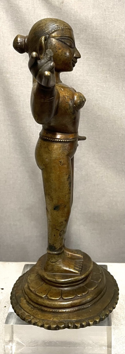 Figura di Radha in bronzo India XVII/XVIIIsecolo-photo-4