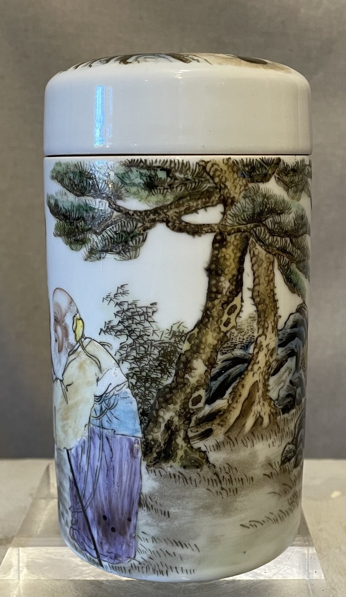 Contenitore in porcellana Cina XXsecolo-photo-2