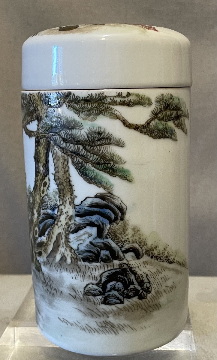 Contenitore in porcellana Cina XXsecolo-photo-3