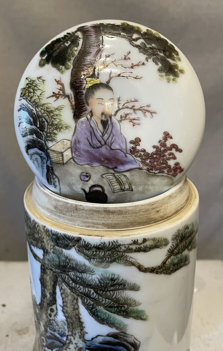 Contenitore in porcellana Cina XXsecolo-photo-1