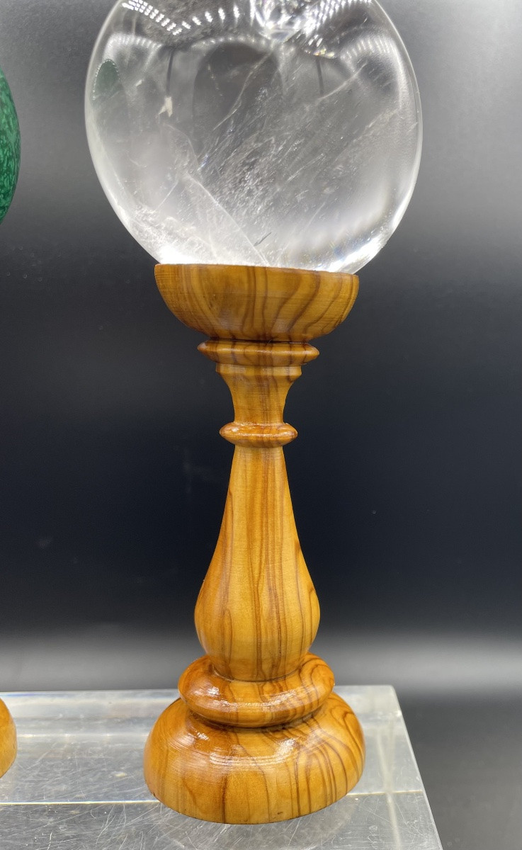 Coppia di sfere in pietra dura XXsecolo-photo-3