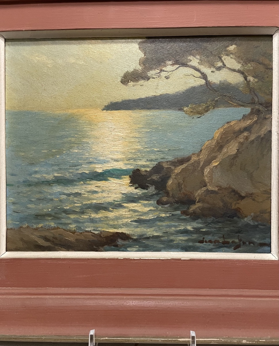 Dipinto olio su cartone di jean  Keuléyan  lafon 1953-photo-2