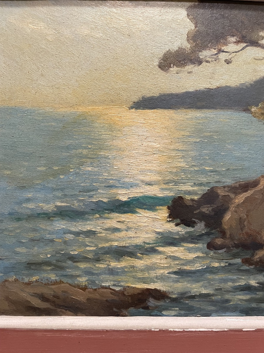 Dipinto olio su cartone di jean  Keuléyan  lafon 1953-photo-4