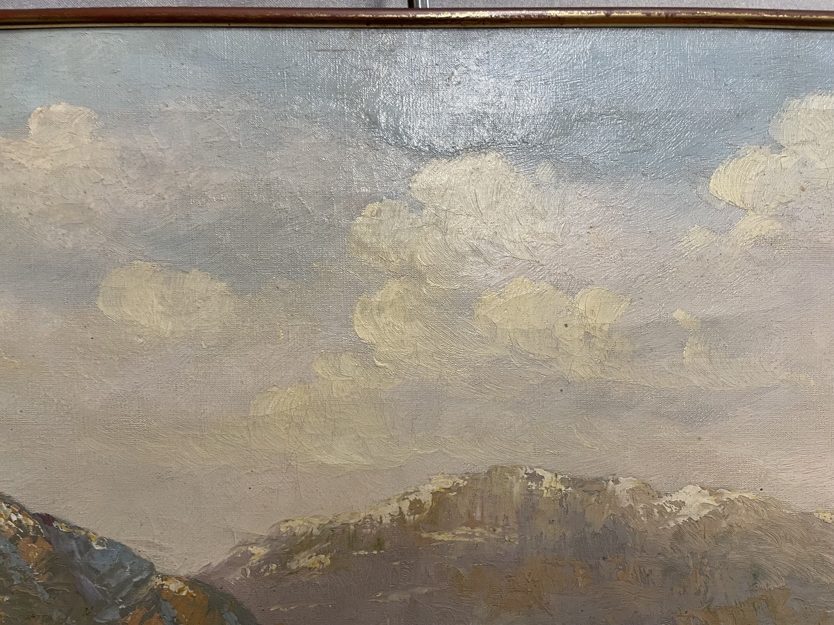 Olio su tela di Luigi Moretti XXsecolo-photo-1