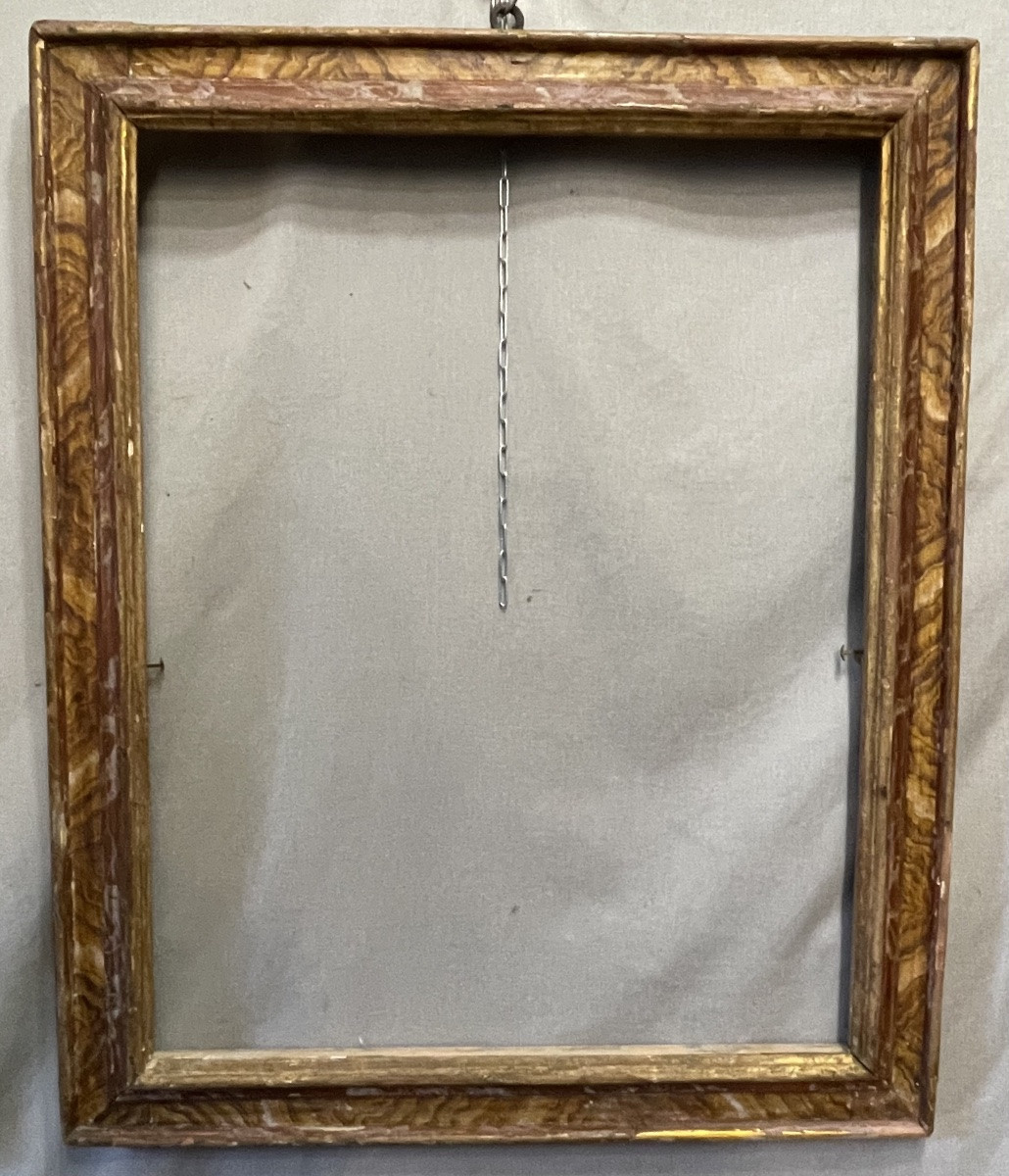 Coppia di cornici marmorizzate XVIIsecolo -photo-2