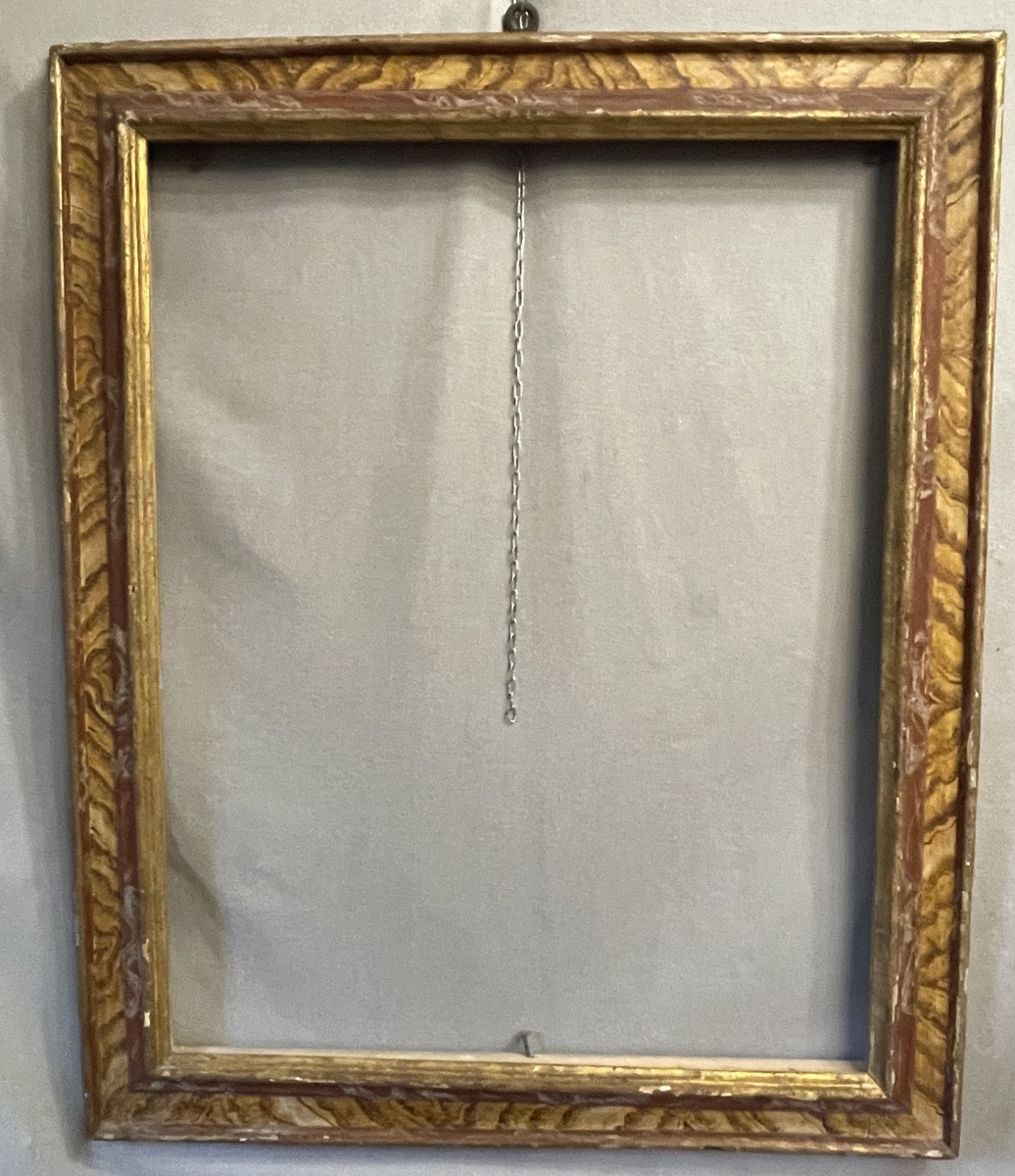 Coppia di cornici marmorizzate XVIIsecolo -photo-3