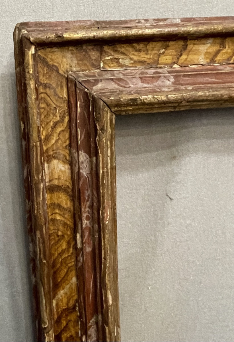 Coppia di cornici marmorizzate XVIIsecolo -photo-1