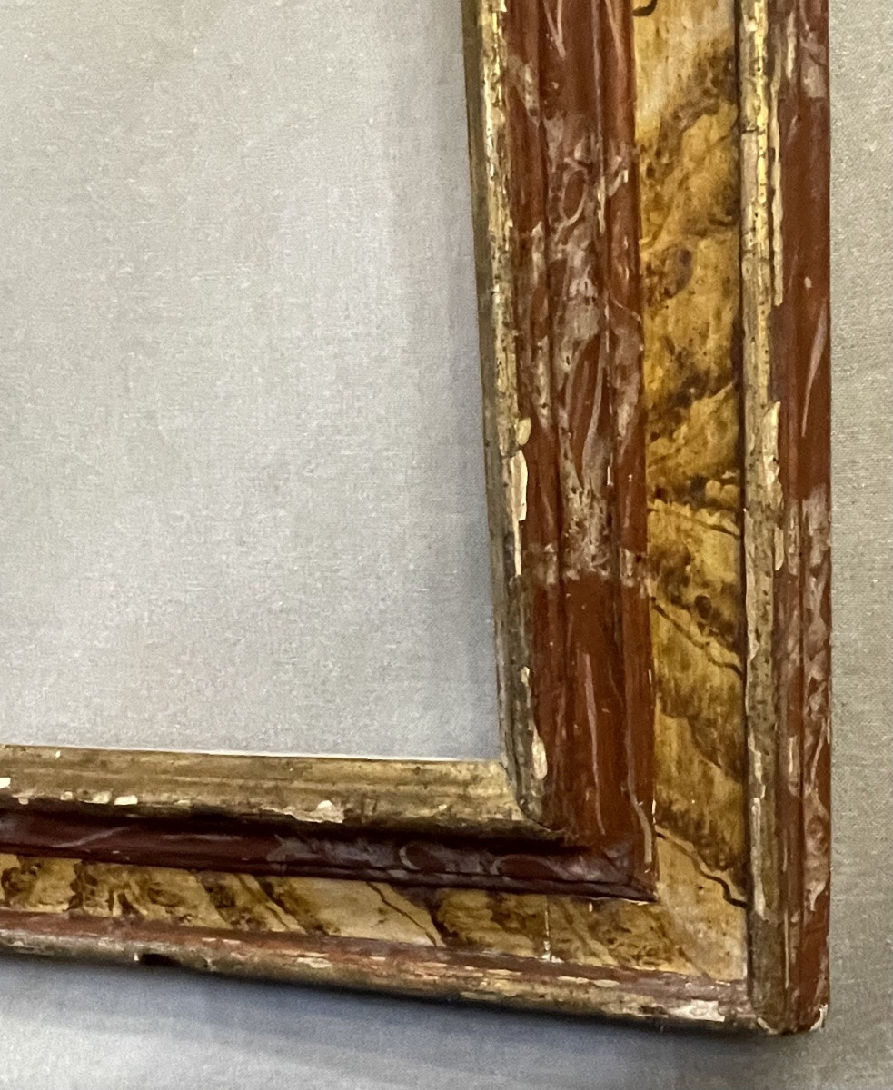 Coppia di cornici marmorizzate XVIIsecolo -photo-3