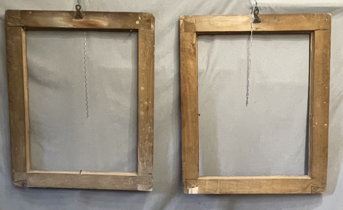 Coppia di cornici marmorizzate XVIIsecolo -photo-5