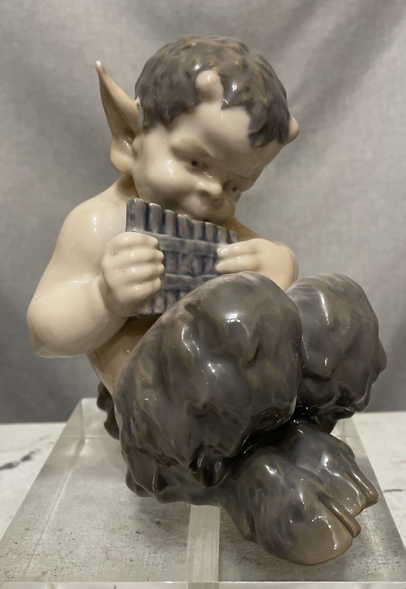 Fauno in porcellana della Royal Copenhagen XXsecolo-photo-2