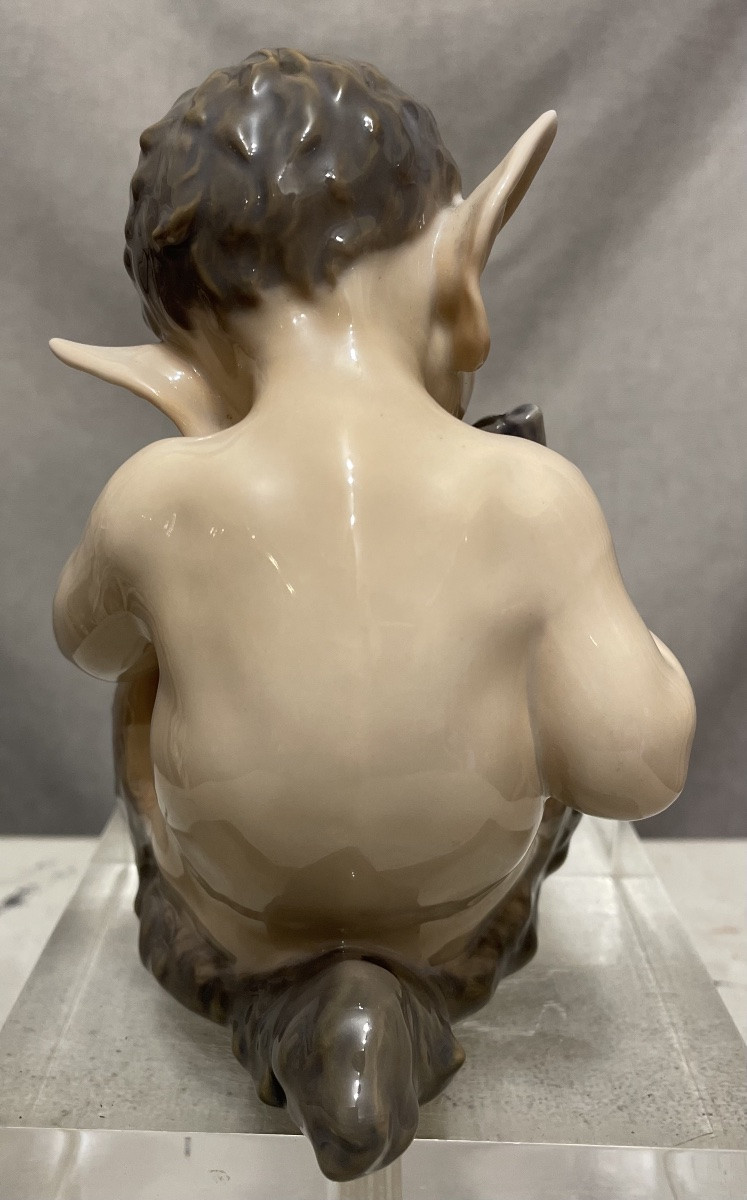 Fauno in porcellana della Royal Copenhagen XXsecolo-photo-4