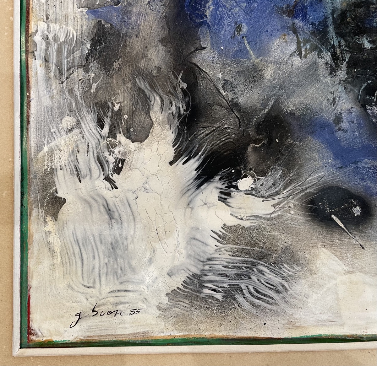 Olio su carta di Guido Biasi XXsecolo -photo-3