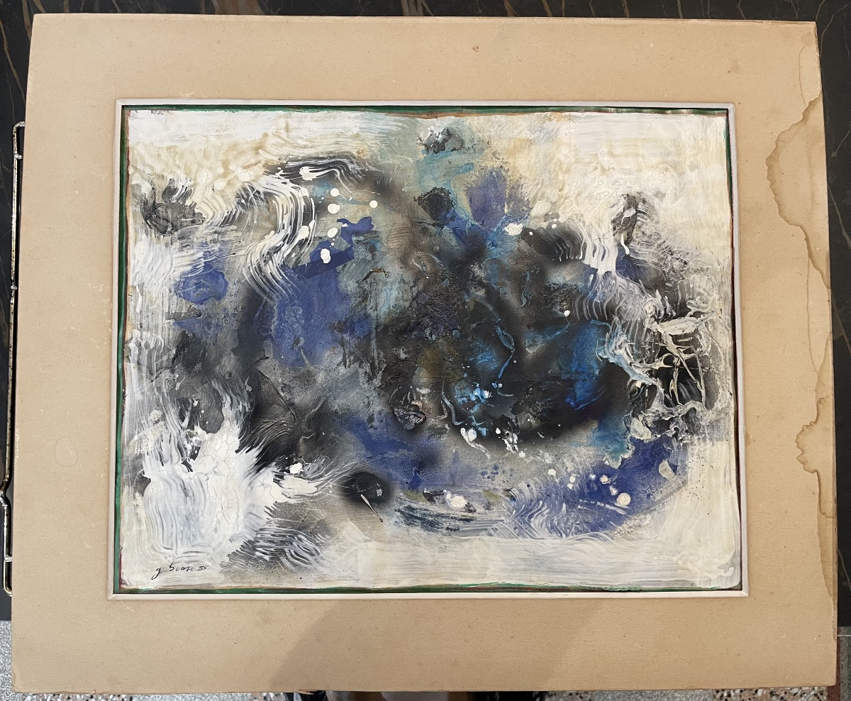 Olio su carta di Guido Biasi XXsecolo 