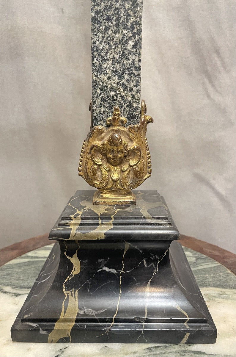 Croce processionale in marmo e bronzo, XVII secolo-photo-1