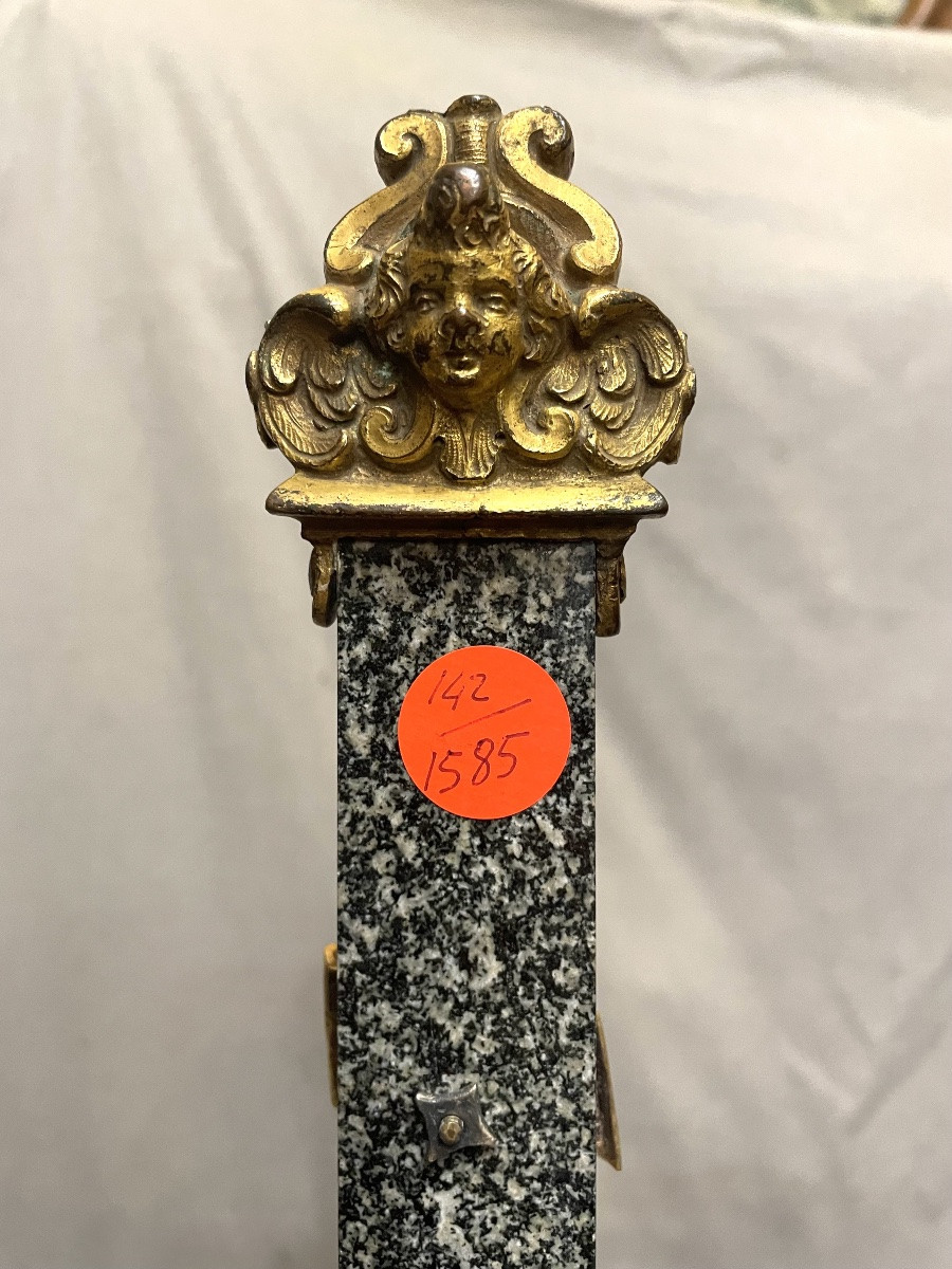 Croce processionale in marmo e bronzo, XVII secolo-photo-3