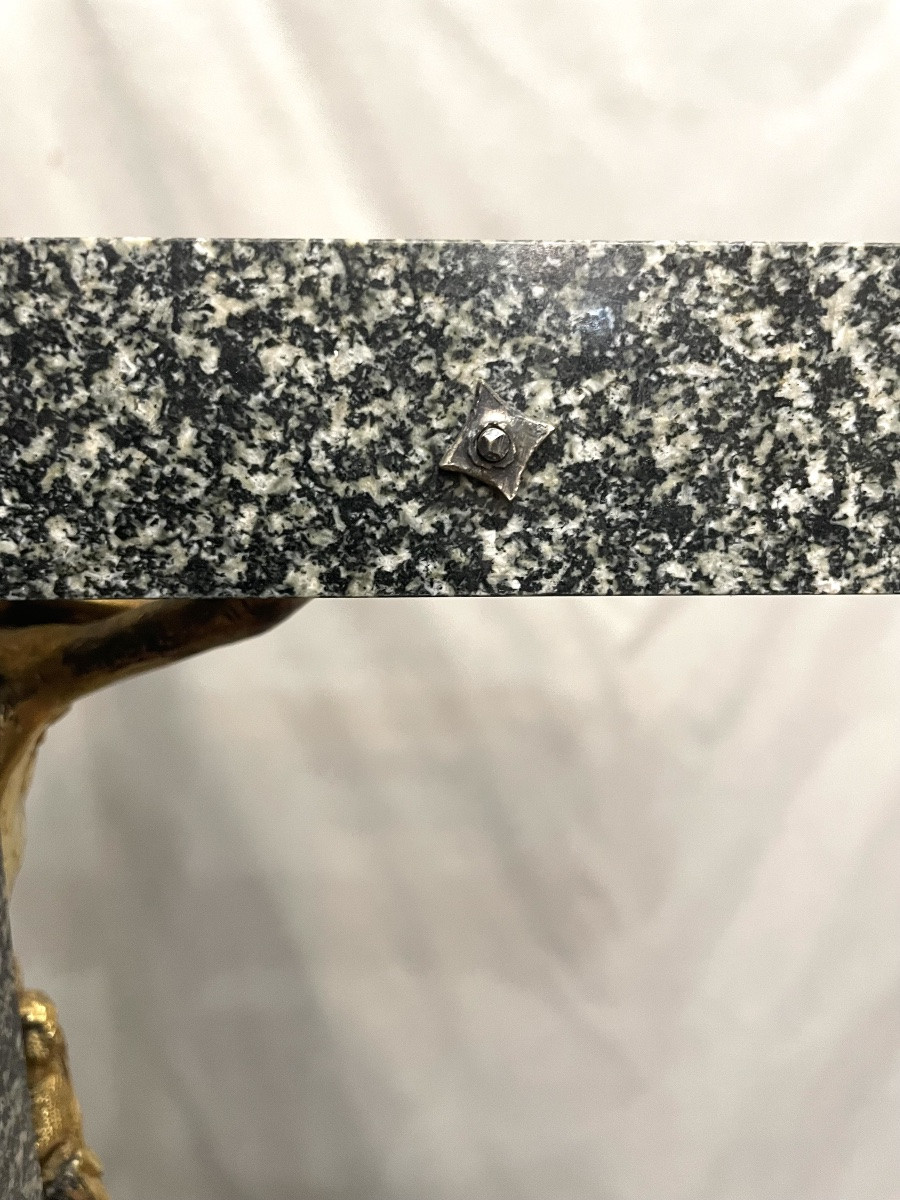 Croce processionale in marmo e bronzo, XVII secolo-photo-4