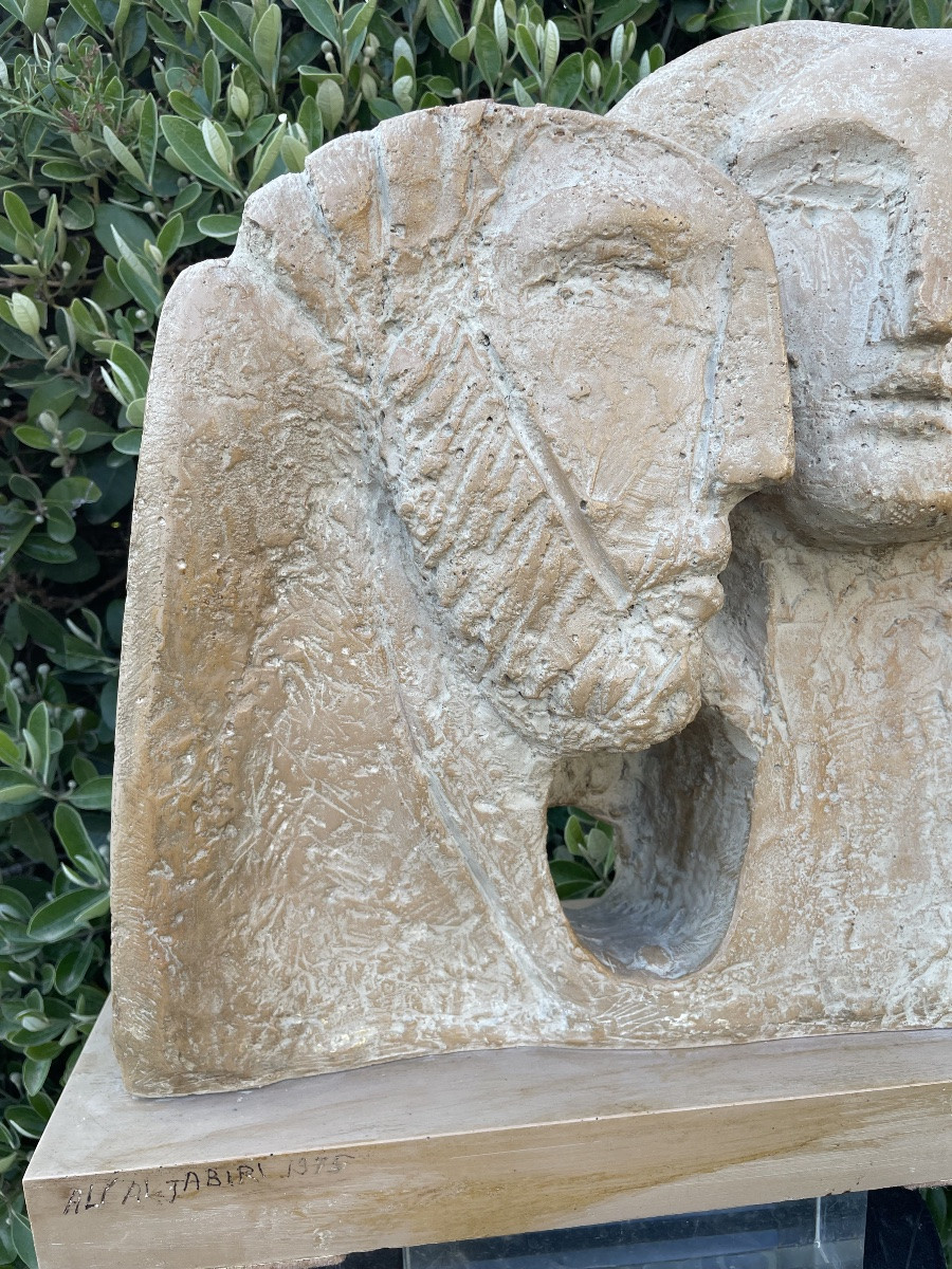 scultura in terra cotta composita di Ali Al Jabiri XXsecolo-photo-3