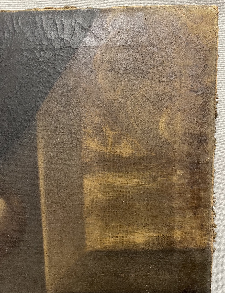 Olio su tela annunciazione della vergine XVIIsecolo-photo-1