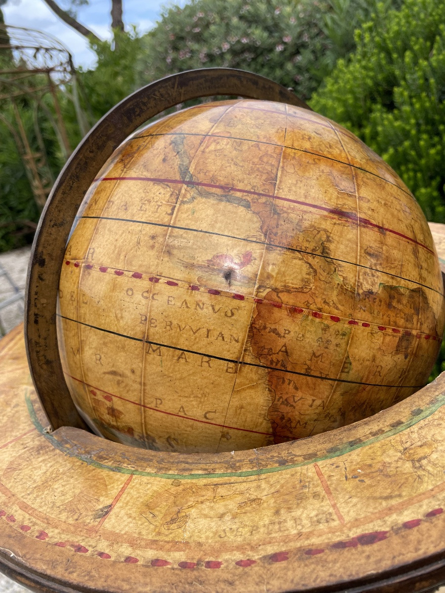 Mappamondo in legno e carta XXsecolo-photo-7