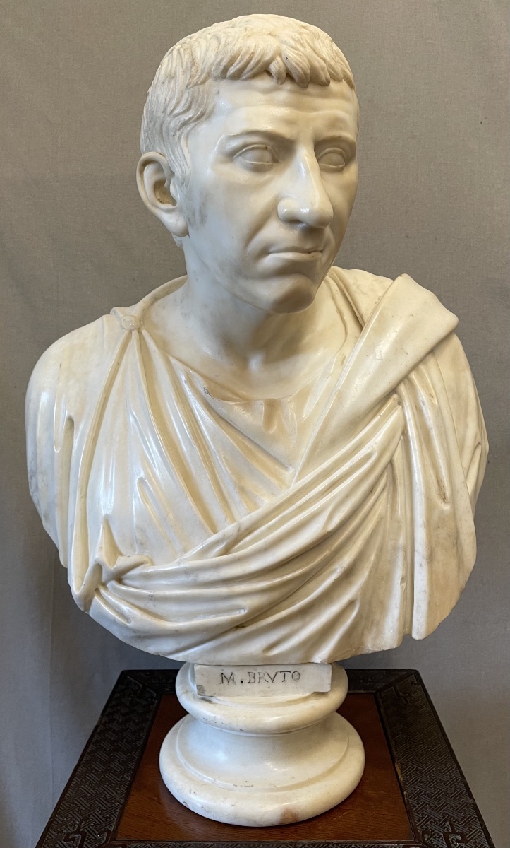 Busto in marmo di Bruto XVII 