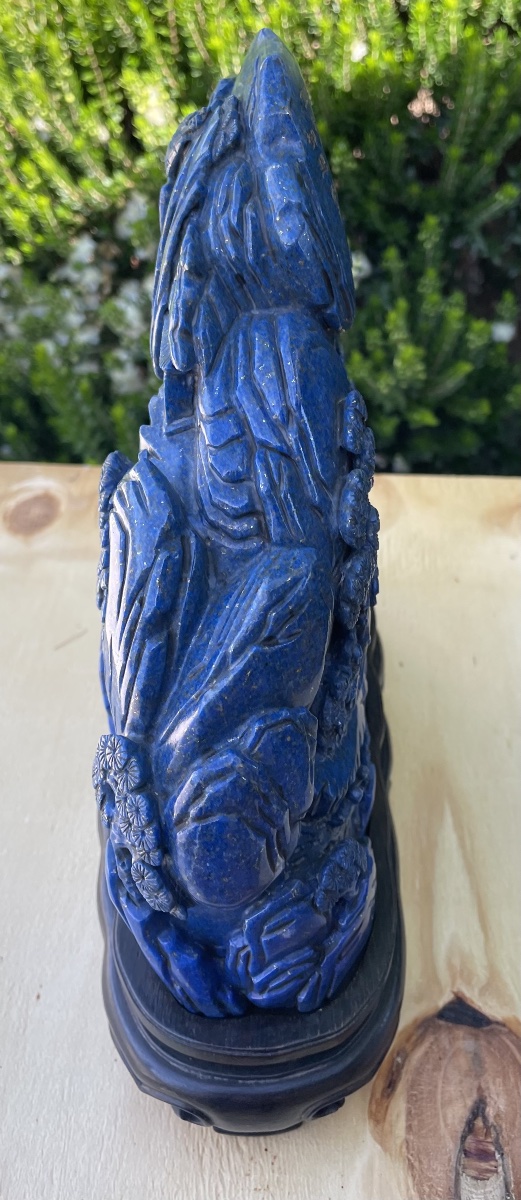 Scultura in lapis-lazuli Cina XXsecolo  -photo-1