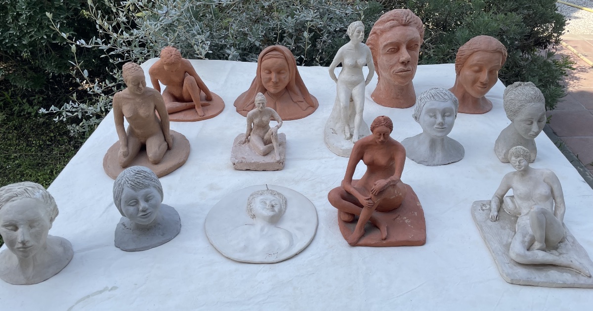 Gruppo di sculture in terracotta (fondo di un artista) XXsecolo-photo-2