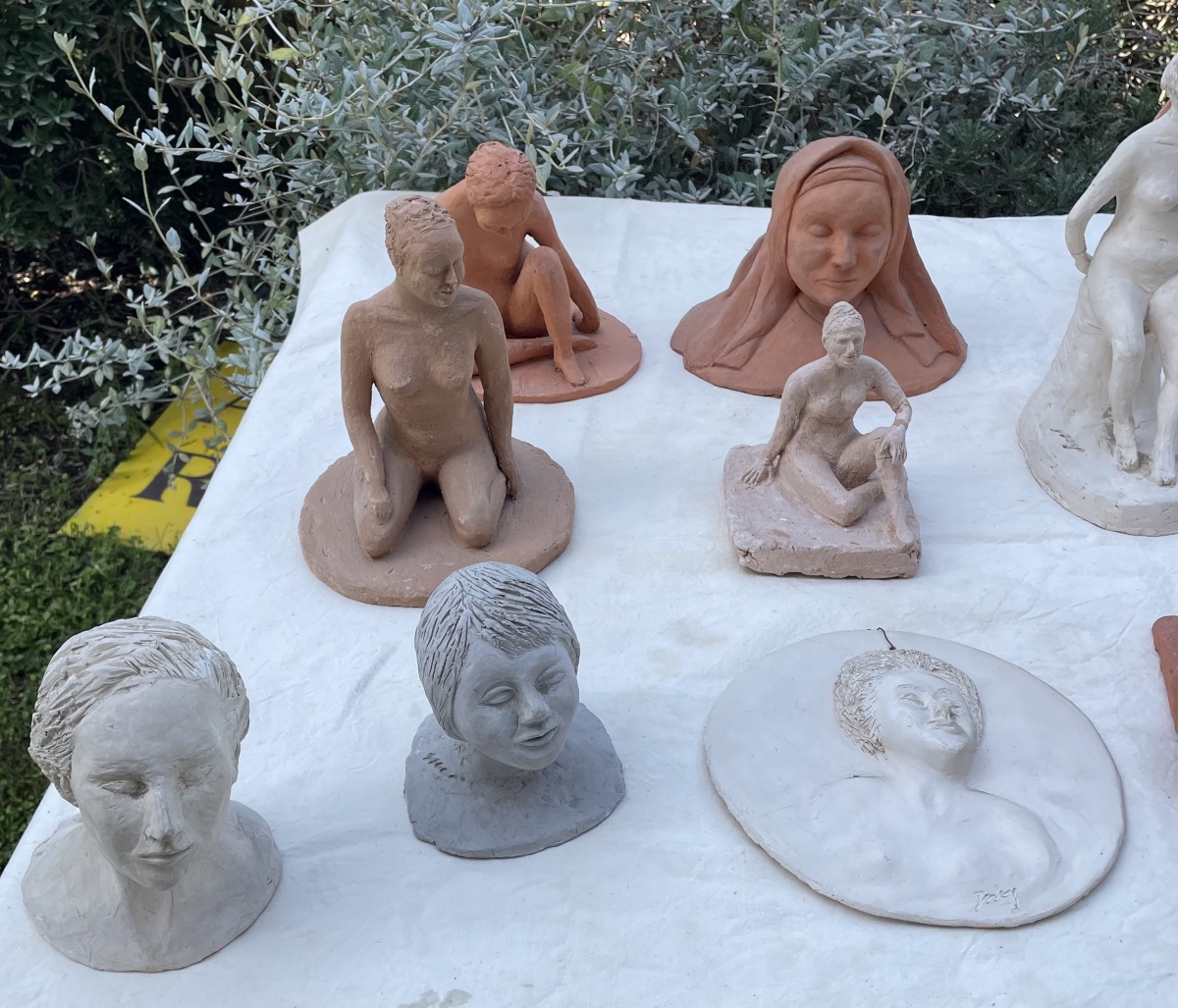 Gruppo di sculture in terracotta (fondo di un artista) XXsecolo-photo-3