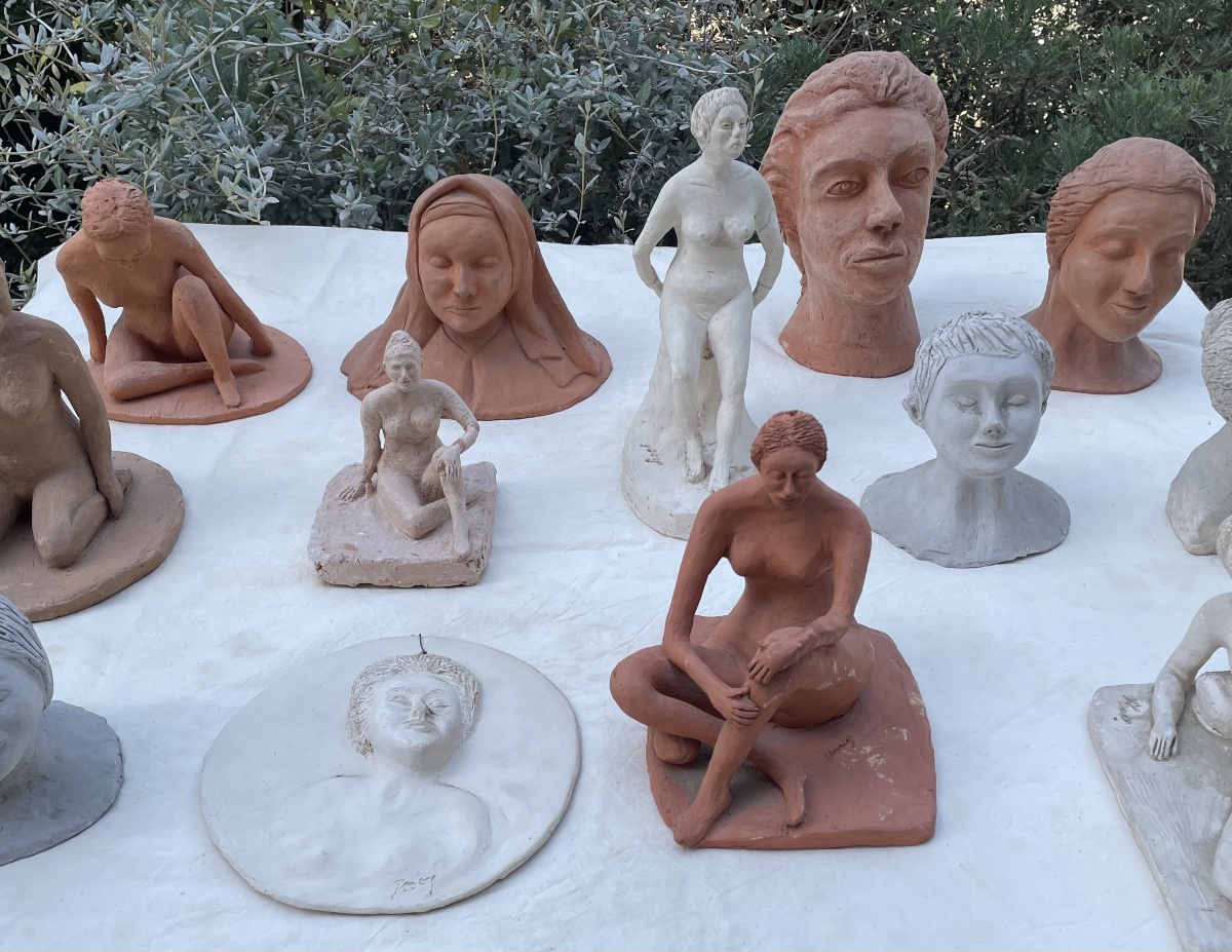 Gruppo di sculture in terracotta (fondo di un artista) XXsecolo-photo-4