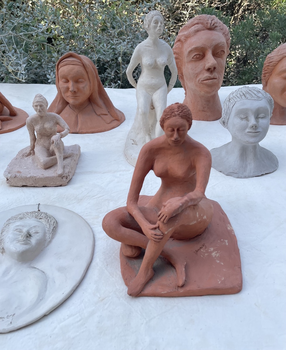 Gruppo di sculture in terracotta (fondo di un artista) XXsecolo-photo-2