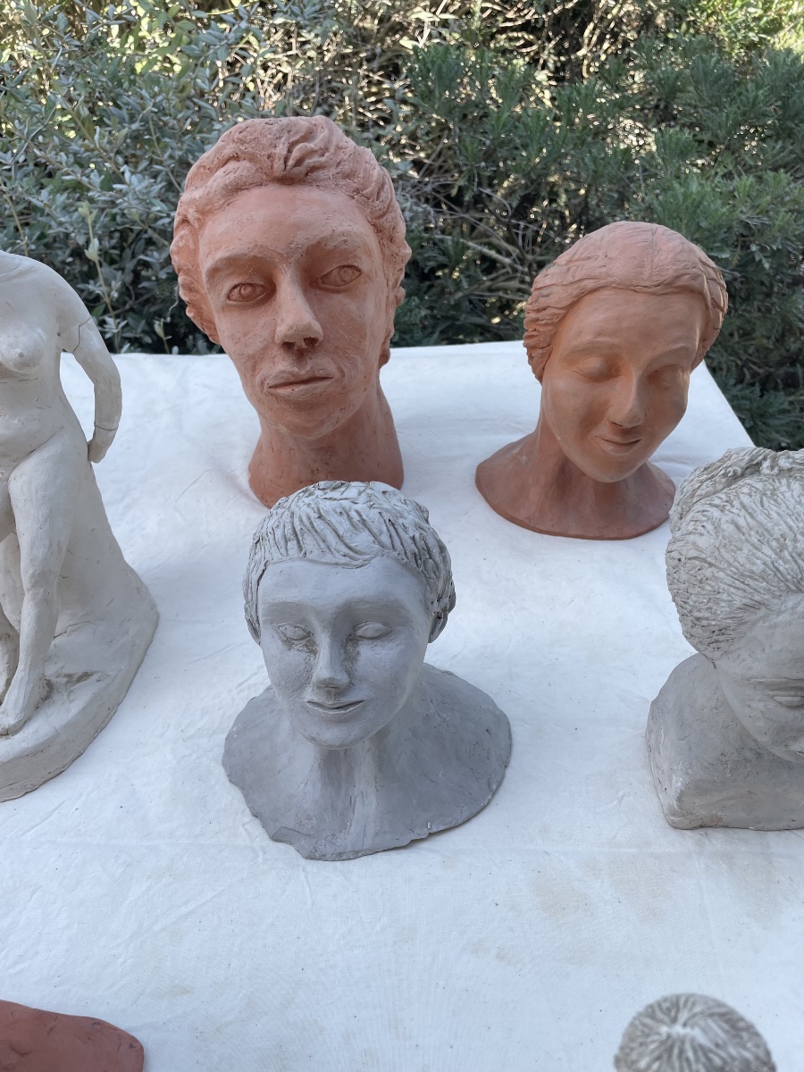 Gruppo di sculture in terracotta (fondo di un artista) XXsecolo-photo-4