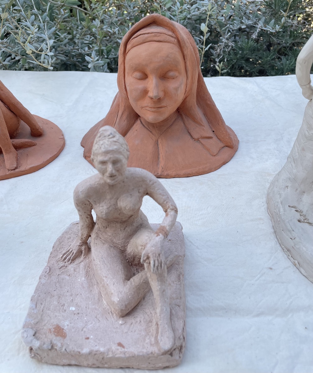 Gruppo di sculture in terracotta (fondo di un artista) XXsecolo-photo-6