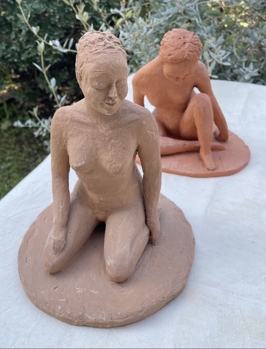 Gruppo di sculture in terracotta (fondo di un artista) XXsecolo-photo-7