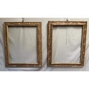 Coppia di cornici marmorizzate XVIIsecolo 