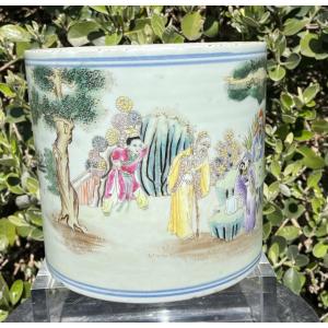 Porta pennelli in porcellana Cina XXsecolo