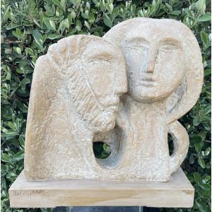 scultura in terra cotta composita di Ali Al Jabiri XXsecolo