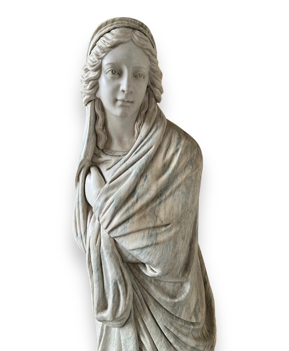 XX Secolo, Sculture in marmo policromo Quattro stagioni-photo-2