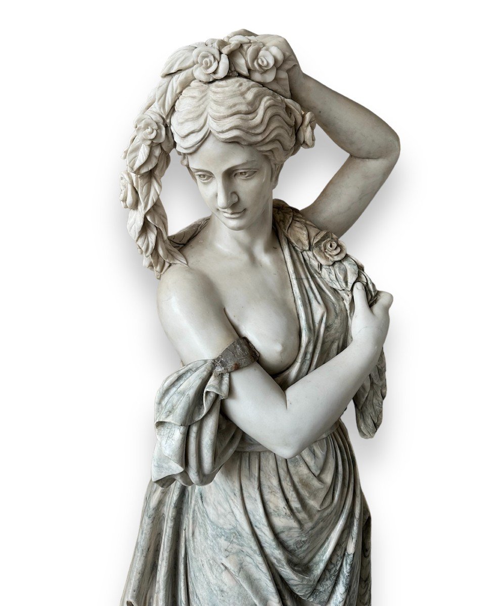 XX Secolo, Sculture in marmo policromo Quattro stagioni-photo-4