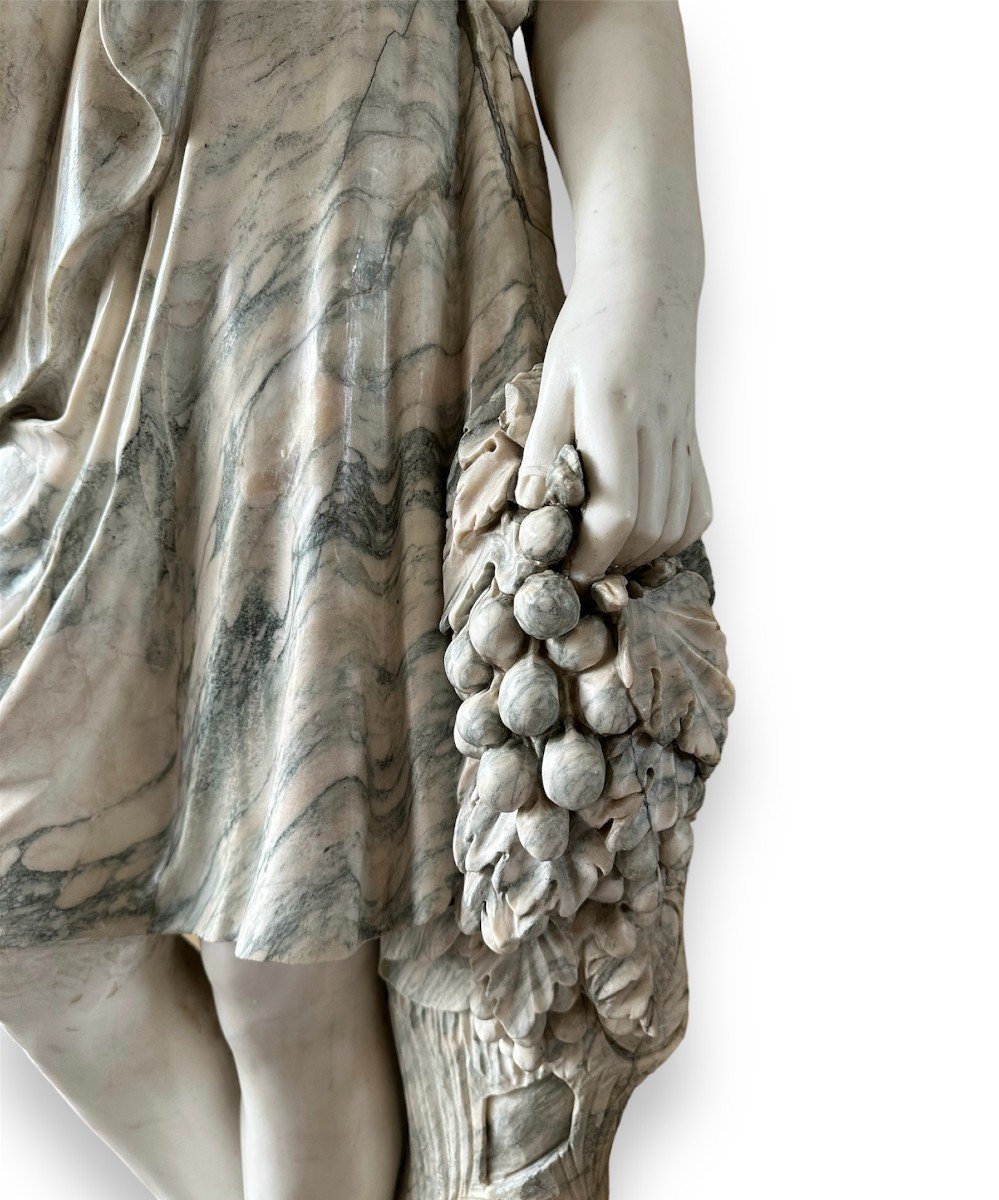 XX Secolo, Sculture in marmo policromo Quattro stagioni-photo-8